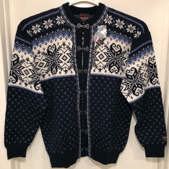 Nwt Gjestal Norwegian Fair Isle Wool 